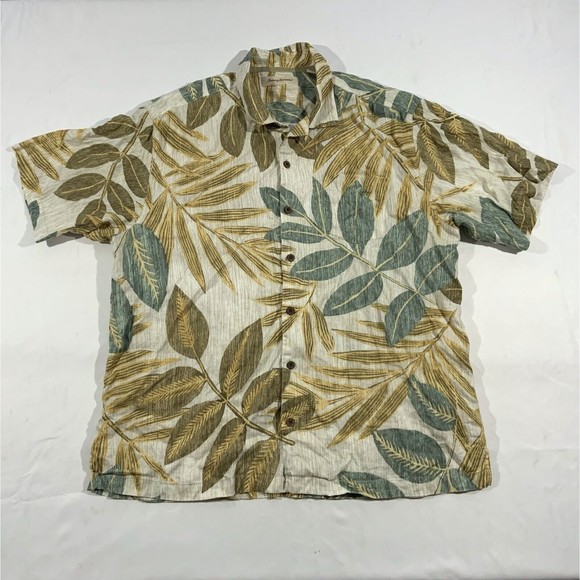 Tommy Bahama Other - Tommy Bahama Button Down Shirt Mens Tropical Hawaiian Linen Multi Size Size XL